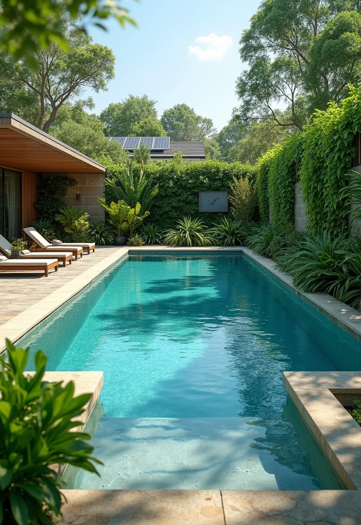 12 Small Backyard Pool Ideas for Smart Space Efficient Designs - 12. Eco-Friendly Pool Solutions