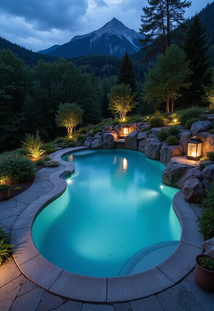 12 Small Backyard Pool Ideas for Smart Space Efficient Designs - 3. Small Infinity Pools for a Luxurious Touch