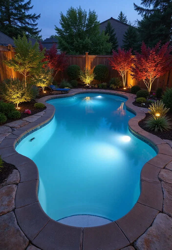 12 Small Backyard Pool Ideas for Smart Space Efficient Designs - 6. Get Creative with Shapes