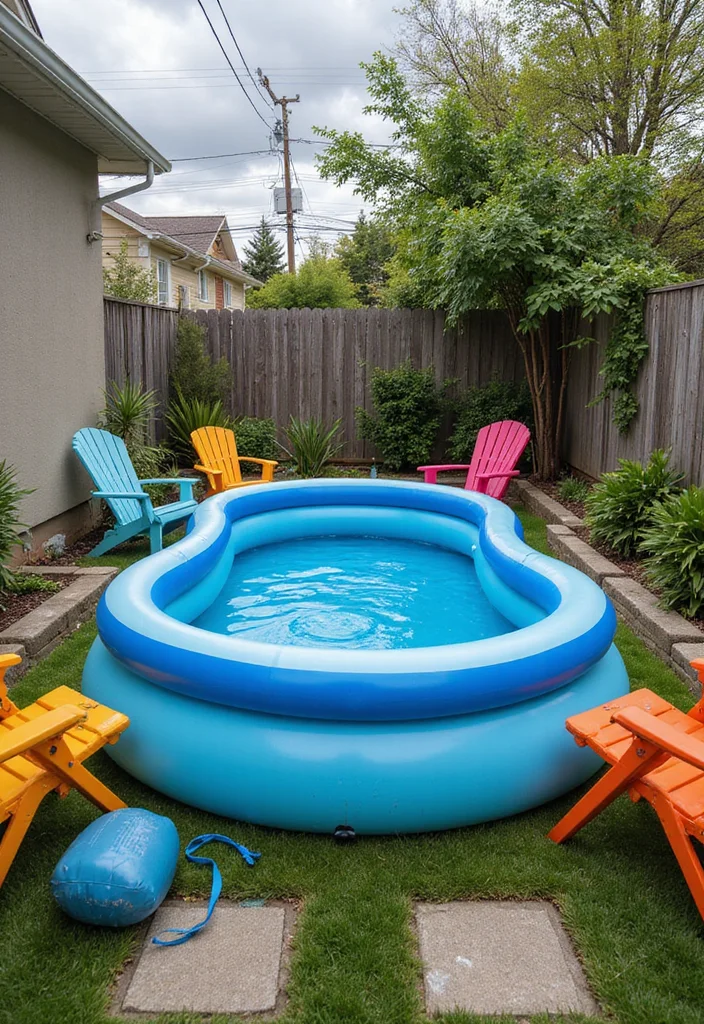 12 Small Backyard Pool Ideas for Smart Space Efficient Designs - 7. Portable Pools for Flexibility
