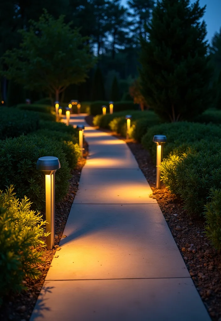 14 Backyard Lighting Ideas for Warm Evenings and Bright Pathways 23 14 Backyard Lighting Ideas for Warm Evenings and Bright Pathways - 3. LED Pathway Lights for Safety and Style