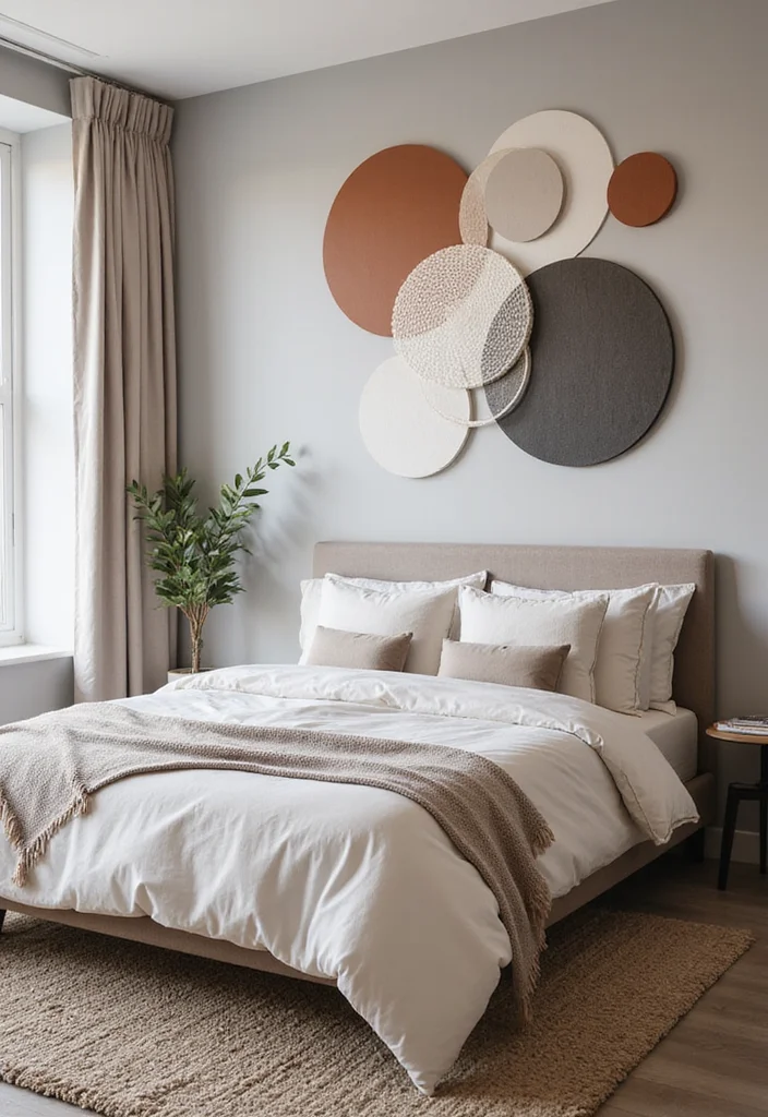 14 Bedroom Wall Design Ideas for Stylish Texture and Personality 111 14 Bedroom Wall Design Ideas for Stylish Texture and Personality - 11. Geometric Shapes and Patterns