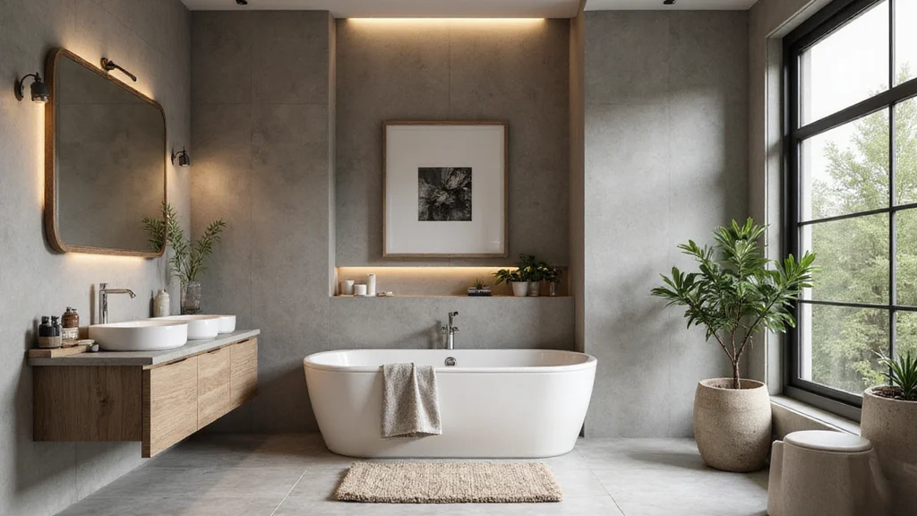 14 Grey Bathroom Ideas for Soft Modern Style With Warm Accents