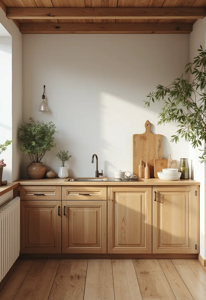 14 Kitchen Colours Ideas for Fresh Palettes That Brighten the Room 144 14 Kitchen Colours Ideas for Fresh Palettes That Brighten the Room - 14. Rustic Warm Woods