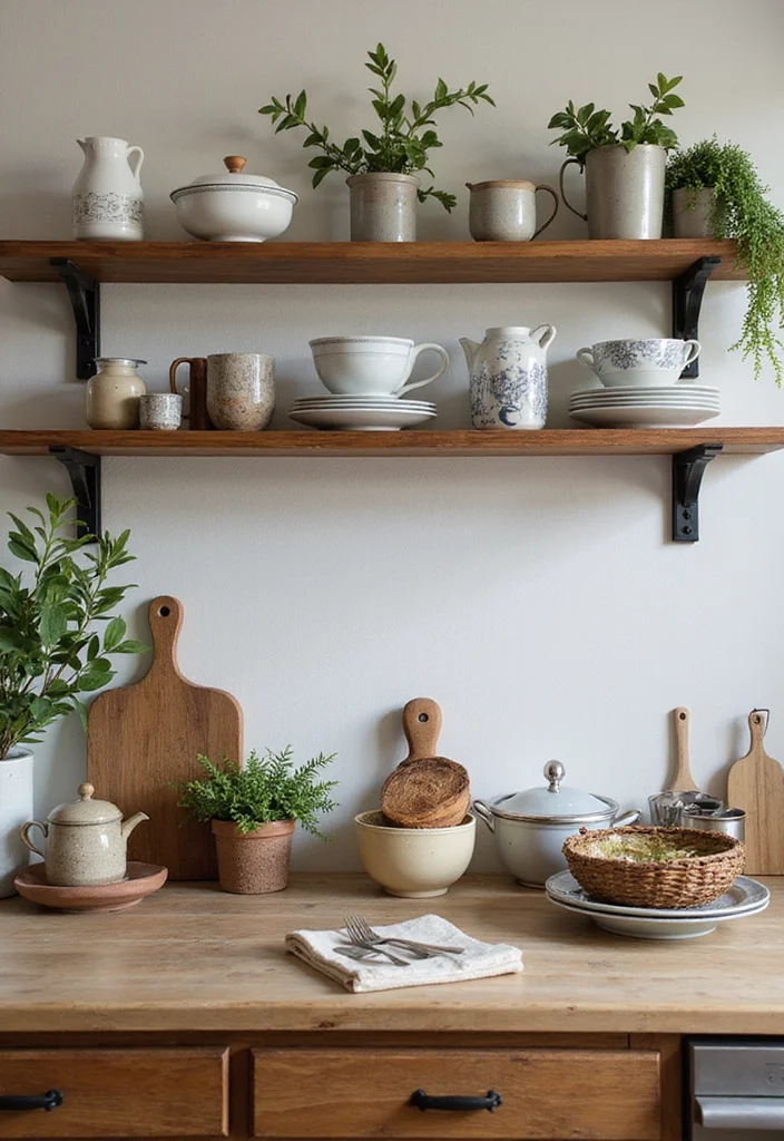 14 Kitchen Style Ideas for Cohesive Looks in Any Home - 2. Open Shelving for Display