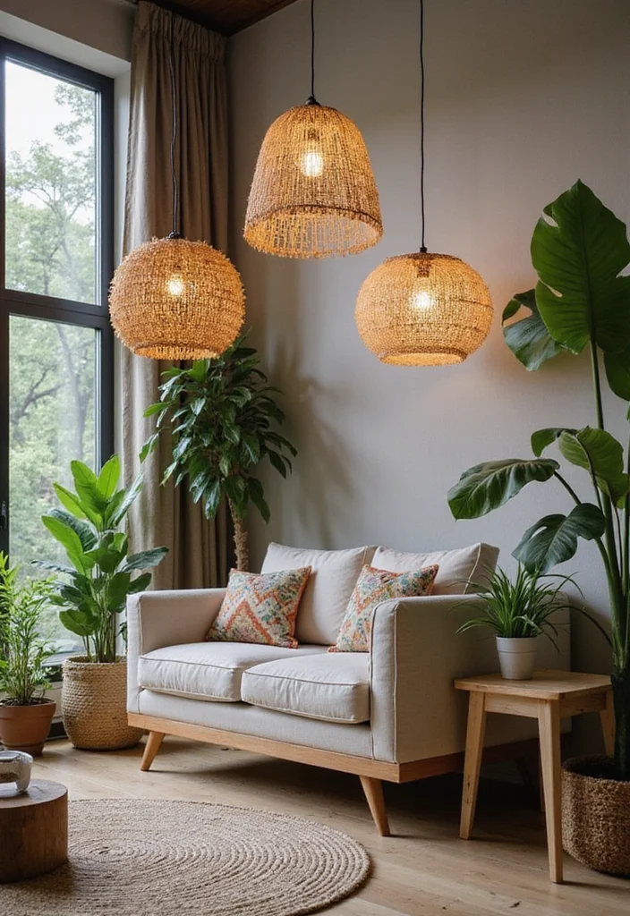 14 Living Room Lighting Ideas for Better Ambience and Style 34 14 Living Room Lighting Ideas for Better Ambience and Style 4. Incorporate Biophilic Design Elements