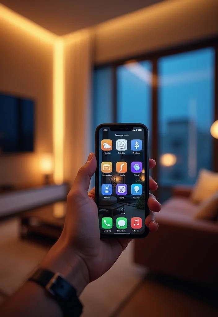 14 Living Room Lighting Ideas for Better Ambience and Style 78 14 Living Room Lighting Ideas for Better Ambience and Style 8. Consider Smart Lighting Solutions