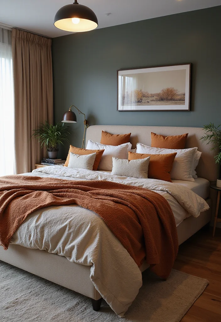 14 Mens Bedroom Ideas With Sleek Modern Character 111 14 Mens Bedroom Ideas With Sleek Modern Character - 11. Layered Bedding for Comfort