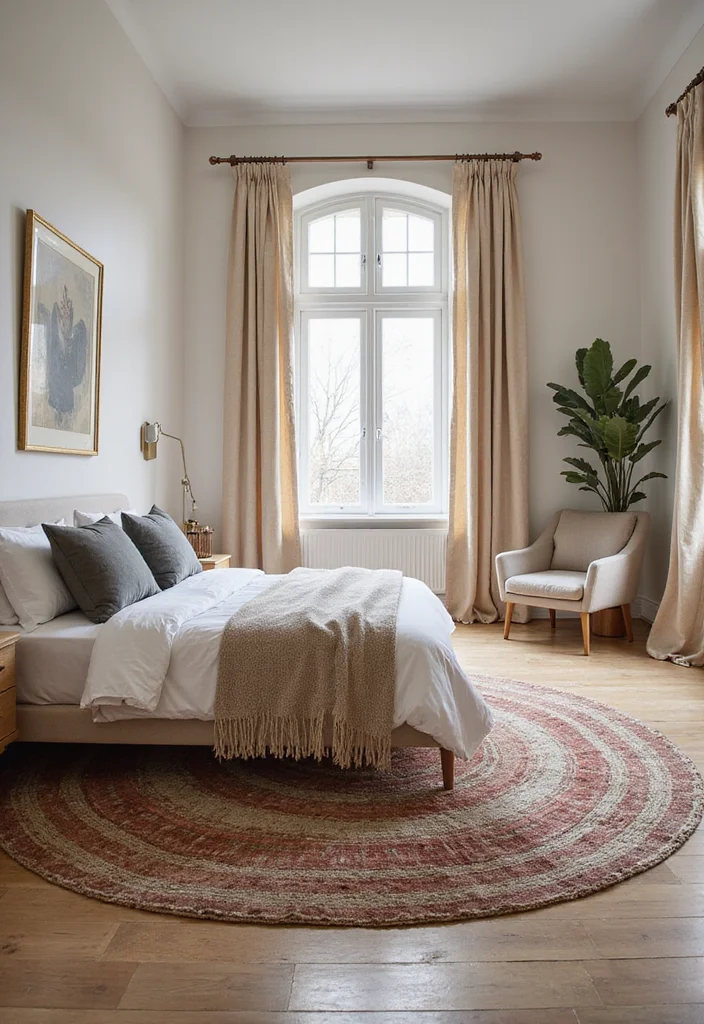 14 Mens Bedroom Ideas With Sleek Modern Character 133 14 Mens Bedroom Ideas With Sleek Modern Character - 13. Rugs for Warmth and Style