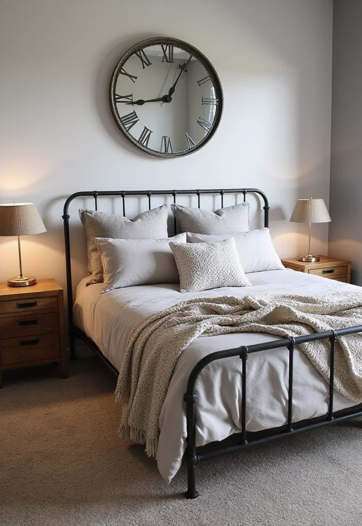 14 Mens Bedroom Ideas With Sleek Modern Character 12 14 Mens Bedroom Ideas With Sleek Modern Character - 2. Industrial Décor Meets Comfort