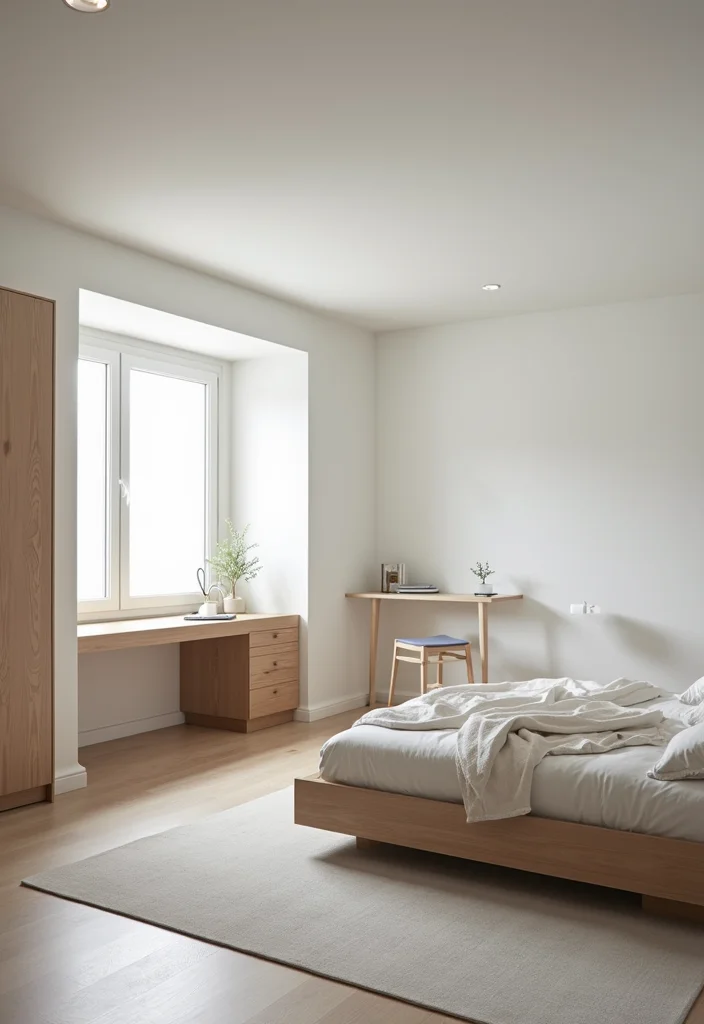 14 Mens Bedroom Ideas With Sleek Modern Character 23 14 Mens Bedroom Ideas With Sleek Modern Character - 3. Minimalist Furniture Choices