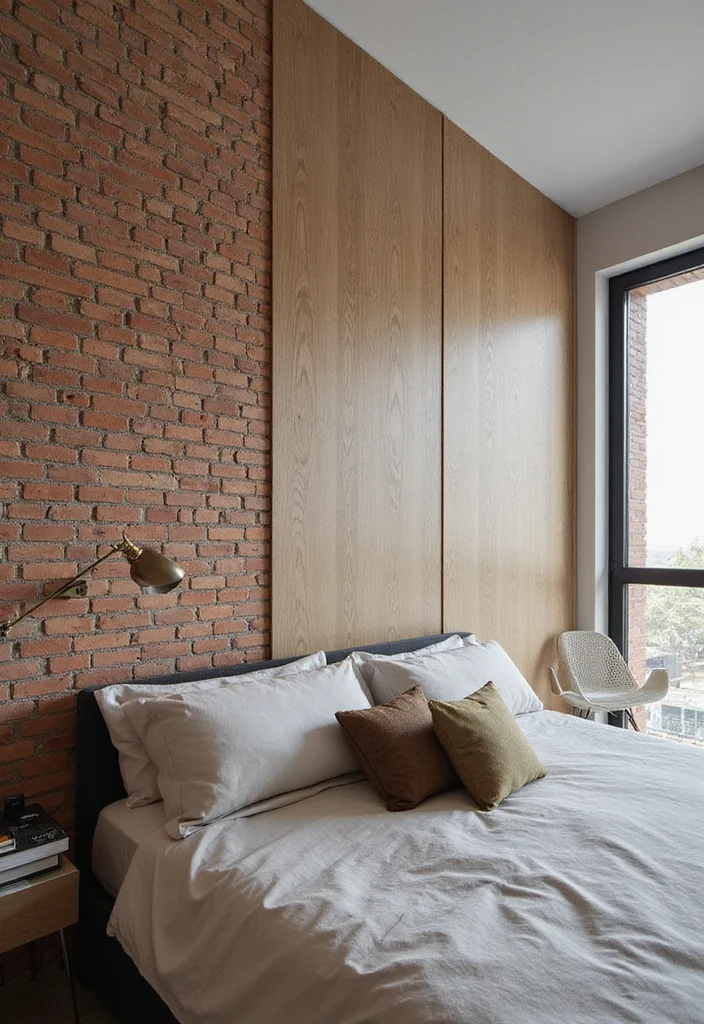 14 Mens Bedroom Ideas With Sleek Modern Character 56 14 Mens Bedroom Ideas With Sleek Modern Character - 6. Textured Wall Treatments