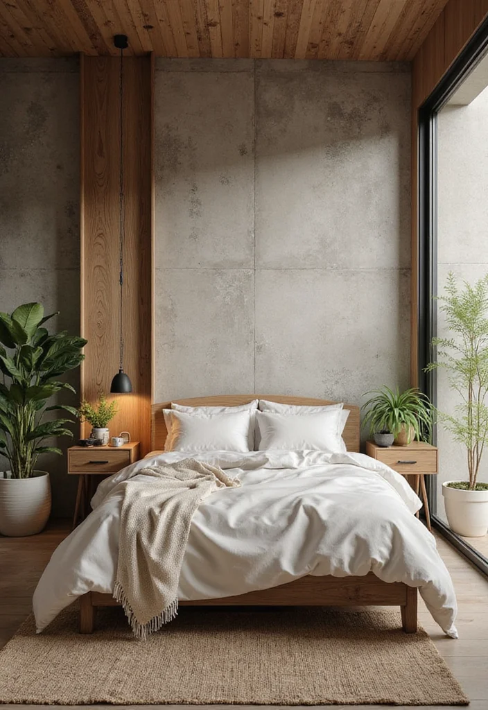 14 Mens Bedroom Ideas With Sleek Modern Character 89 14 Mens Bedroom Ideas With Sleek Modern Character - 9. Incorporating Natural Elements