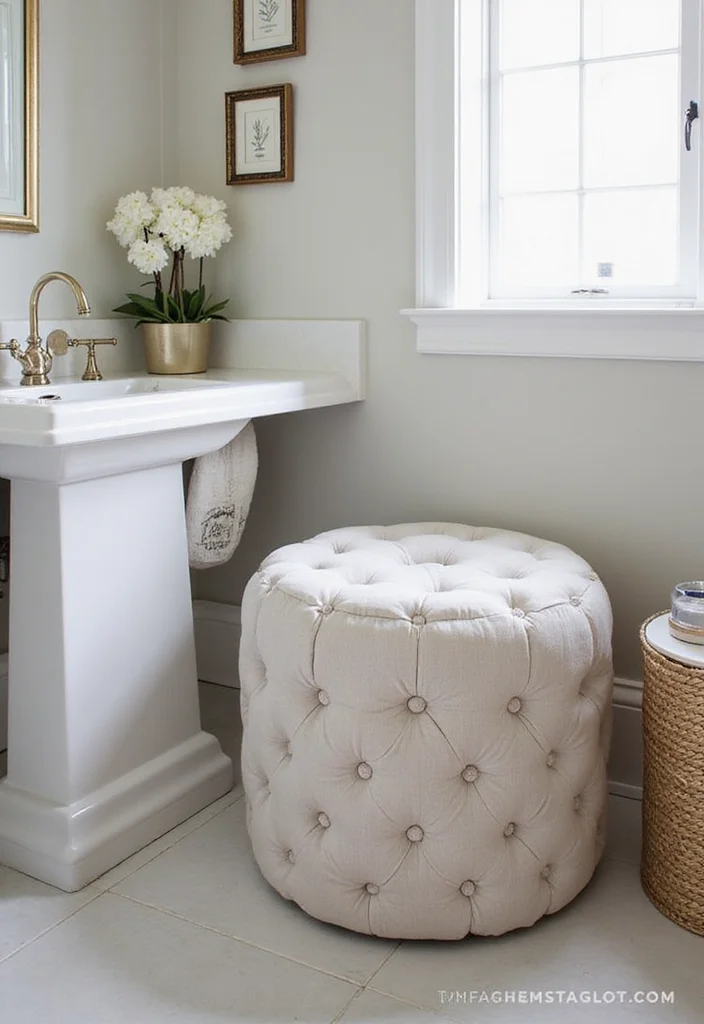 14 Small Bathroom Storage Ideas That Cut Clutter and Save Space 100 14 Small Bathroom Storage Ideas That Cut Clutter and Save Space - 10. Invest in Multipurpose Furniture