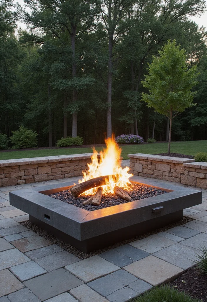 15 Backyard Fire Pit Ideas for Cozy Outdoor Gathering Spots 133 15 Backyard Fire Pit Ideas for Cozy Outdoor Gathering Spots - 13. Fire Pit with Water Feature