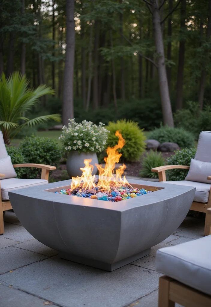 15 Backyard Fire Pit Ideas for Cozy Outdoor Gathering Spots 23 15 Backyard Fire Pit Ideas for Cozy Outdoor Gathering Spots - 3. Eco-Friendly Gas Fire Pit