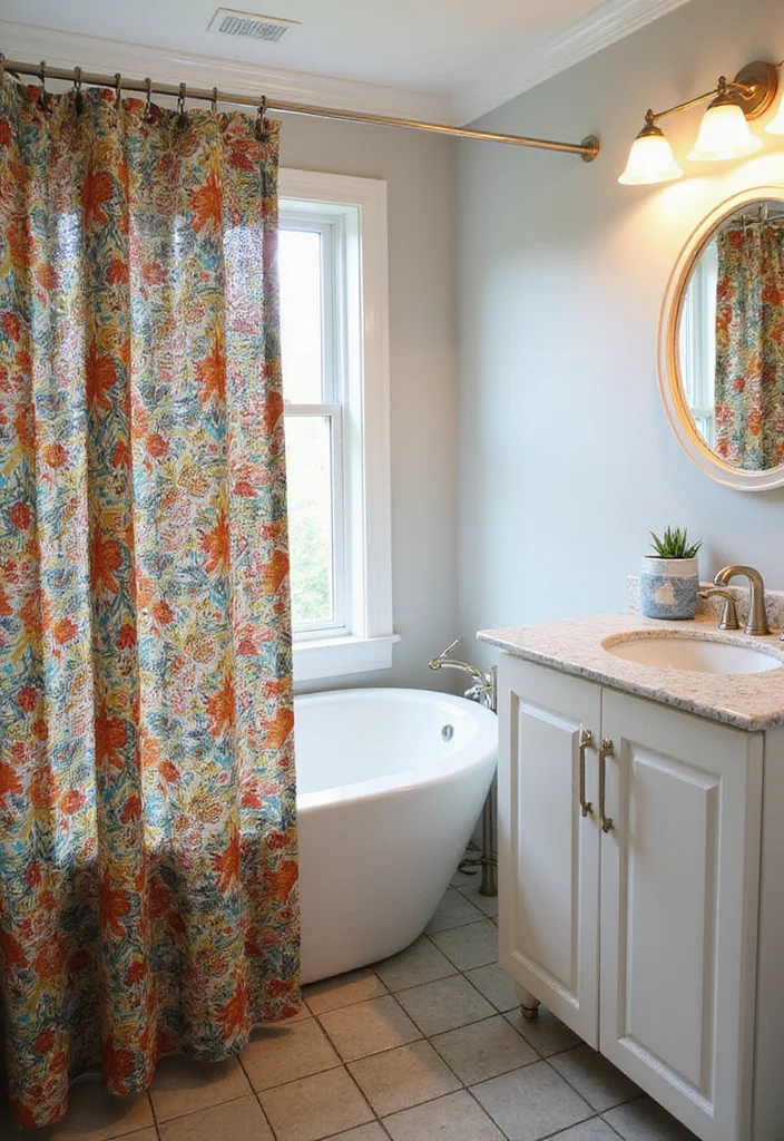 15 Boho Bathroom Ideas for Relaxed Spaces With Natural Texture 144 15 Boho Bathroom Ideas for Relaxed Spaces With Natural Texture 14. Unique Shower Curtains