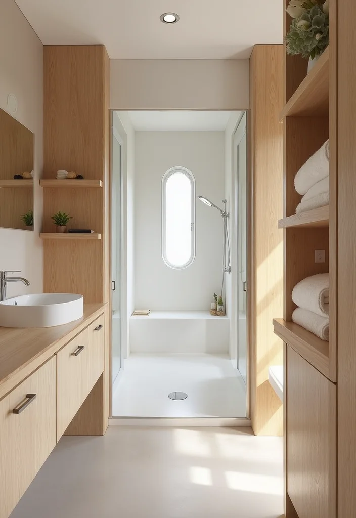 15 Boho Bathroom Ideas for Relaxed Spaces With Natural Texture 89 15 Boho Bathroom Ideas for Relaxed Spaces With Natural Texture 9. Light Wood Accents