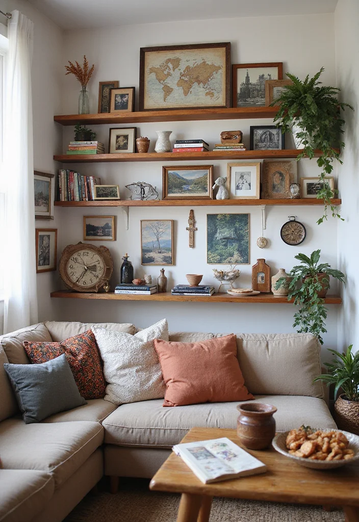 15 Boho Living Room Ideas for Warm Relaxed Natural Spaces 111 15 Boho Living Room Ideas for Warm Relaxed Natural Spaces - 11. Personal Touches