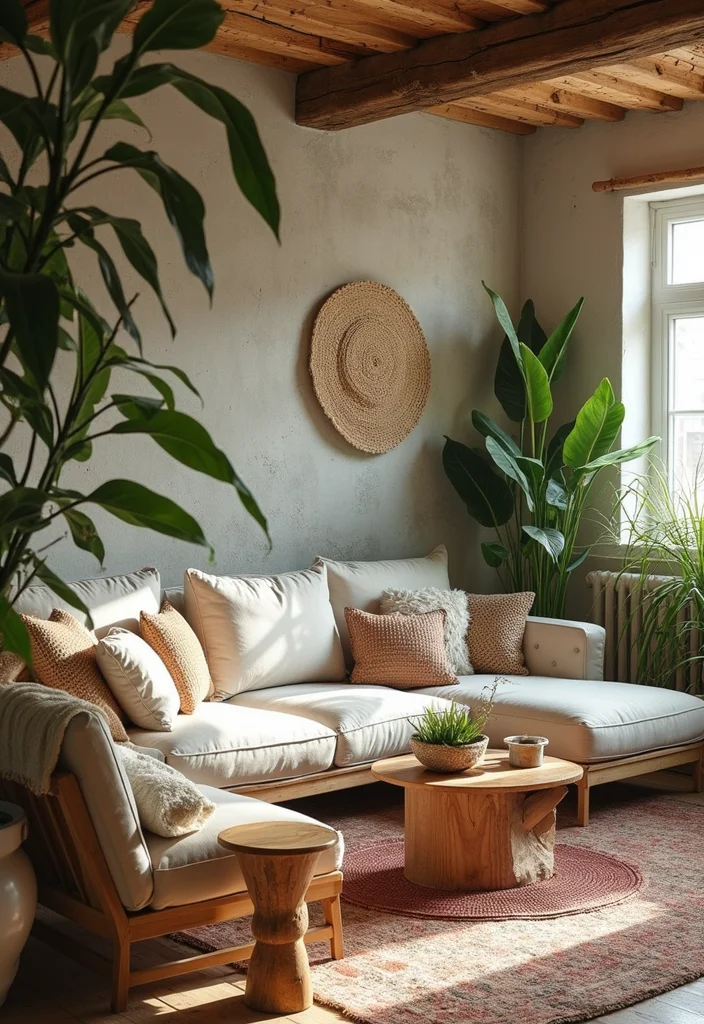 15 Boho Living Room Ideas for Warm Relaxed Natural Spaces 155 15 Boho Living Room Ideas for Warm Relaxed Natural Spaces - 15. Sustainable and Eco-Friendly Choices