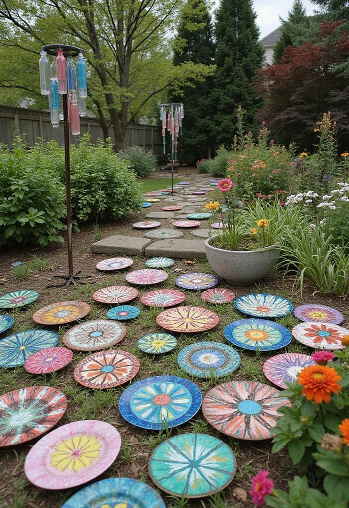 15 Budget Backyard Ideas for Affordable Changes With Big Impact 45 15 Budget Backyard Ideas for Affordable Changes With Big Impact - 5. DIY Garden Art