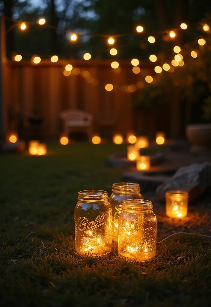 15 Budget Backyard Ideas for Affordable Changes With Big Impact 56 15 Budget Backyard Ideas for Affordable Changes With Big Impact - 6. Affordable Lighting Solutions