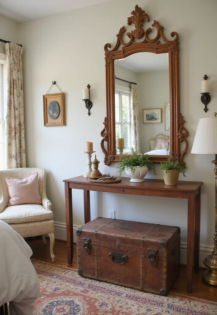 15 Cozy Bedroom Ideas for Warm Relaxing Evenings 100 15 Cozy Bedroom Ideas for Warm Relaxing Evenings - 10. Vintage Finds and Thrifted Decor