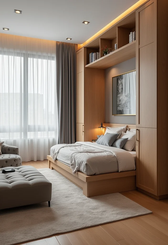 15 Cozy Bedroom Ideas for Warm Relaxing Evenings 133 15 Cozy Bedroom Ideas for Warm Relaxing Evenings - 13. Multi-Functional Furniture