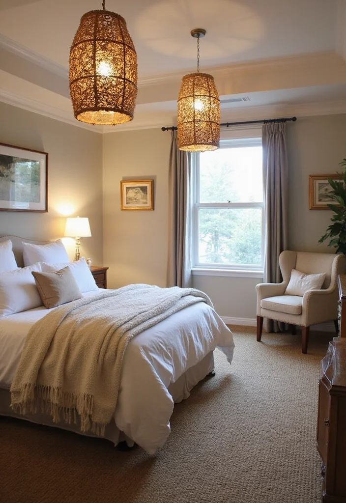 15 Cozy Bedroom Ideas for Warm Relaxing Evenings 144 15 Cozy Bedroom Ideas for Warm Relaxing Evenings - 14. Customized Lighting Fixtures