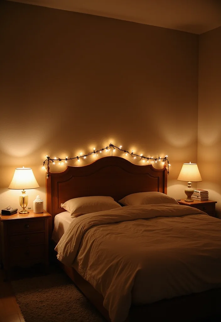 15 Cozy Bedroom Ideas for Warm Relaxing Evenings 12 15 Cozy Bedroom Ideas for Warm Relaxing Evenings - 2. Warm Bedroom Lighting