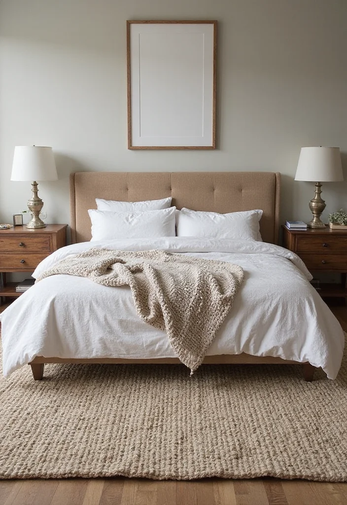 15 Cozy Bedroom Ideas for Warm Relaxing Evenings 78 15 Cozy Bedroom Ideas for Warm Relaxing Evenings - 8. Rugs for Warmth