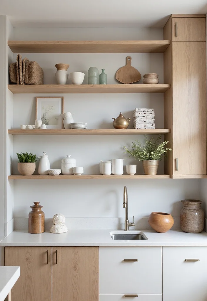 15 Kitchen Shelving Ideas for Smart Storage With Clean Style 1 15 Kitchen Shelving Ideas for Smart Storage With Clean Style - 1. Open Shelving with a Twist