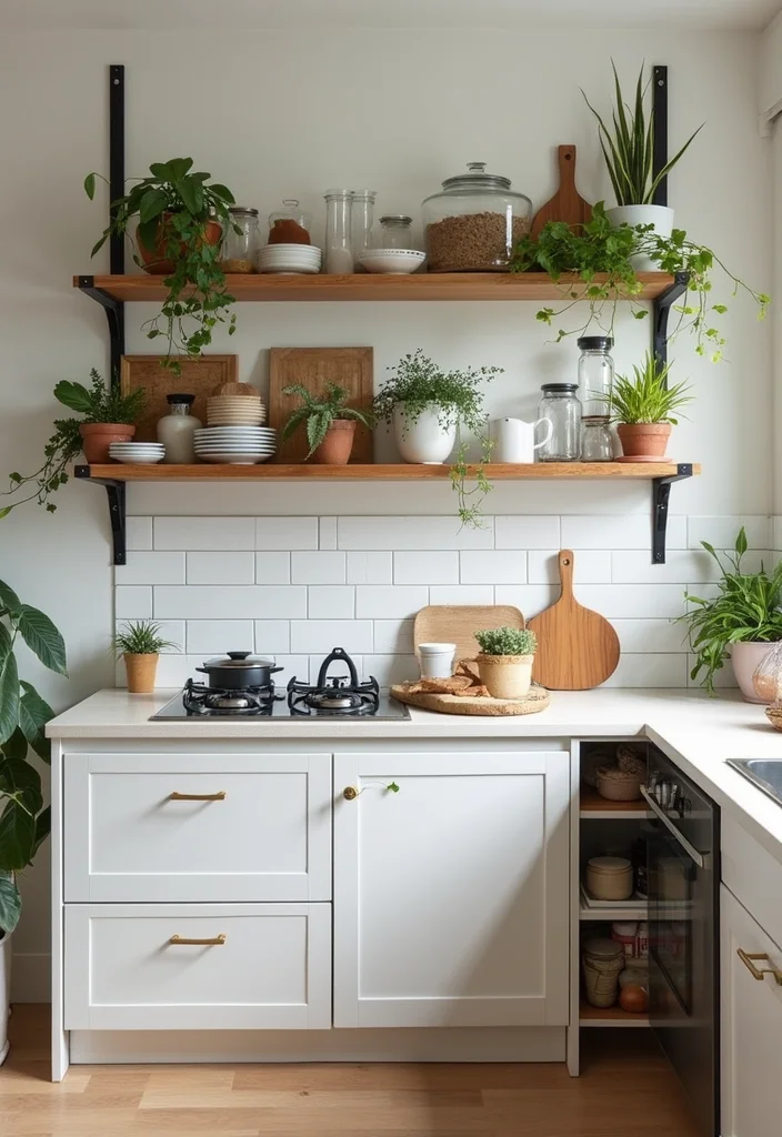 15 Kitchen Shelving Ideas for Smart Storage With Clean Style 89 15 Kitchen Shelving Ideas for Smart Storage With Clean Style - 9. Ladder Shelves for a Unique Touch