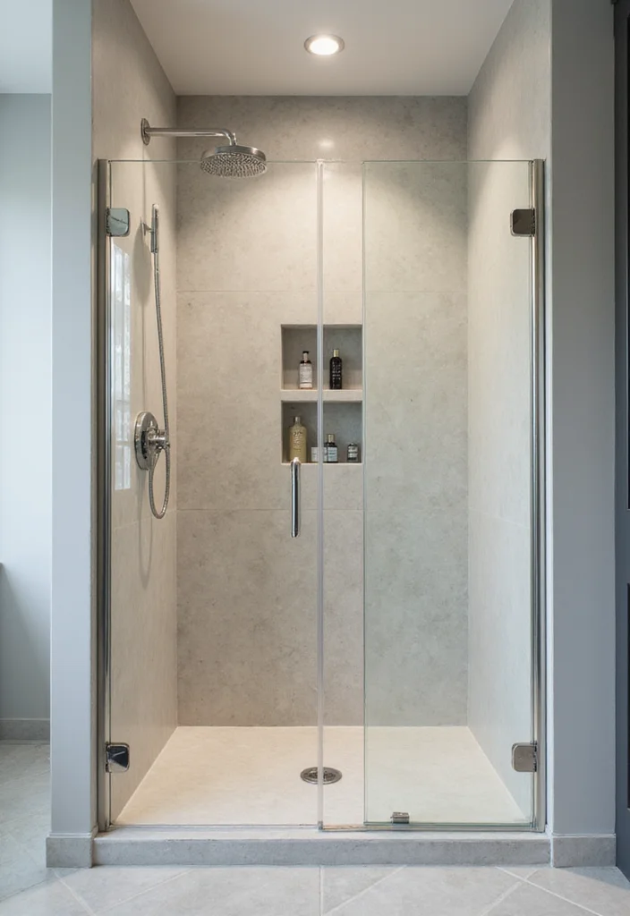 15 Small Bathroom Design Ideas That Make Compact Layouts Feel Bigger 45 15 Small Bathroom Design Ideas That Make Compact Layouts Feel Bigger - 5. Smart Shower Solutions
