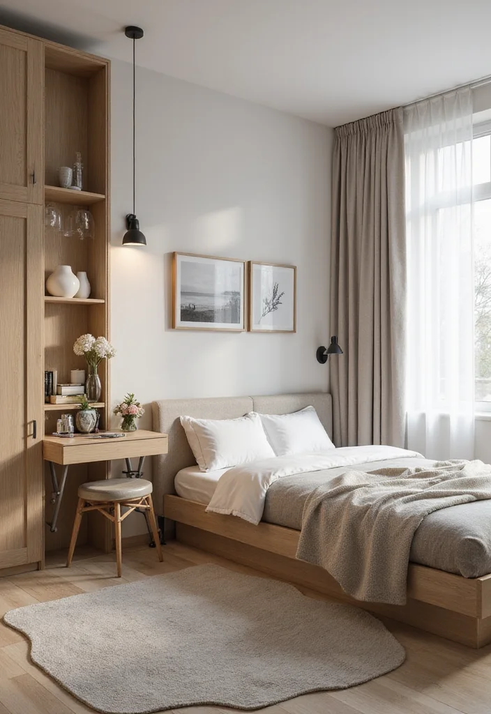 15 Small Bedroom Ideas for More Space and Better Layouts 23 15 Small Bedroom Ideas for More Space and Better Layouts - 3. Choose Multi-Functional Furniture