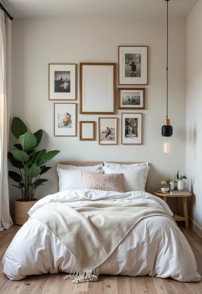 15 Small Bedroom Ideas for More Space and Better Layouts 89 15 Small Bedroom Ideas for More Space and Better Layouts - 9. Personalized Wall Art