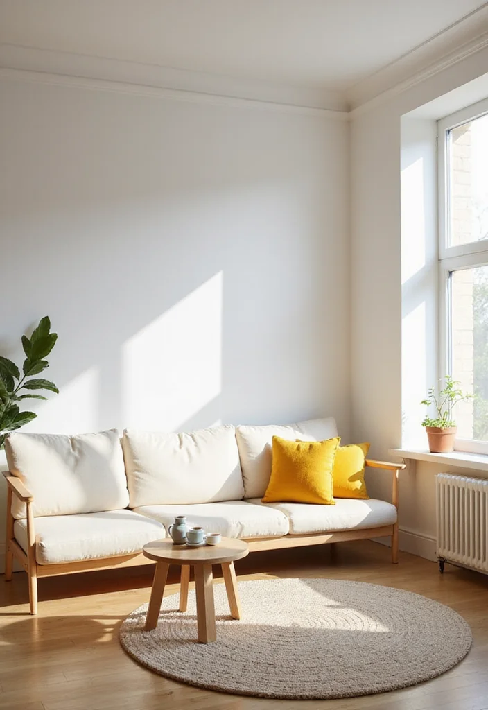 15 Small Living Room Decor Ideas That Make the Space Feel Larger - 1. Go with Light Colors