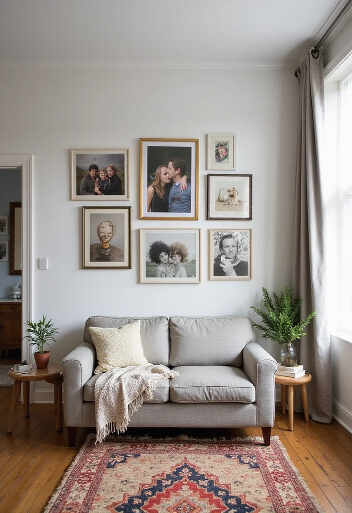 15 Small Living Room Decor Ideas That Make the Space Feel Larger - 15. Personalize with Art