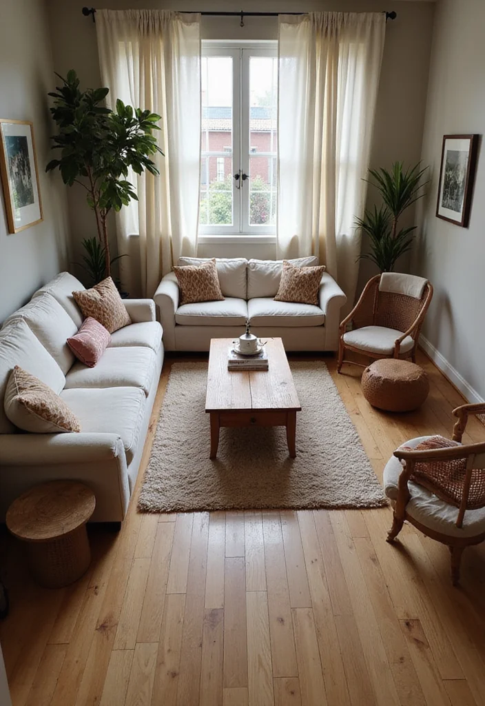 15 Small Living Room Decor Ideas That Make the Space Feel Larger - 5. Open Up the Layout