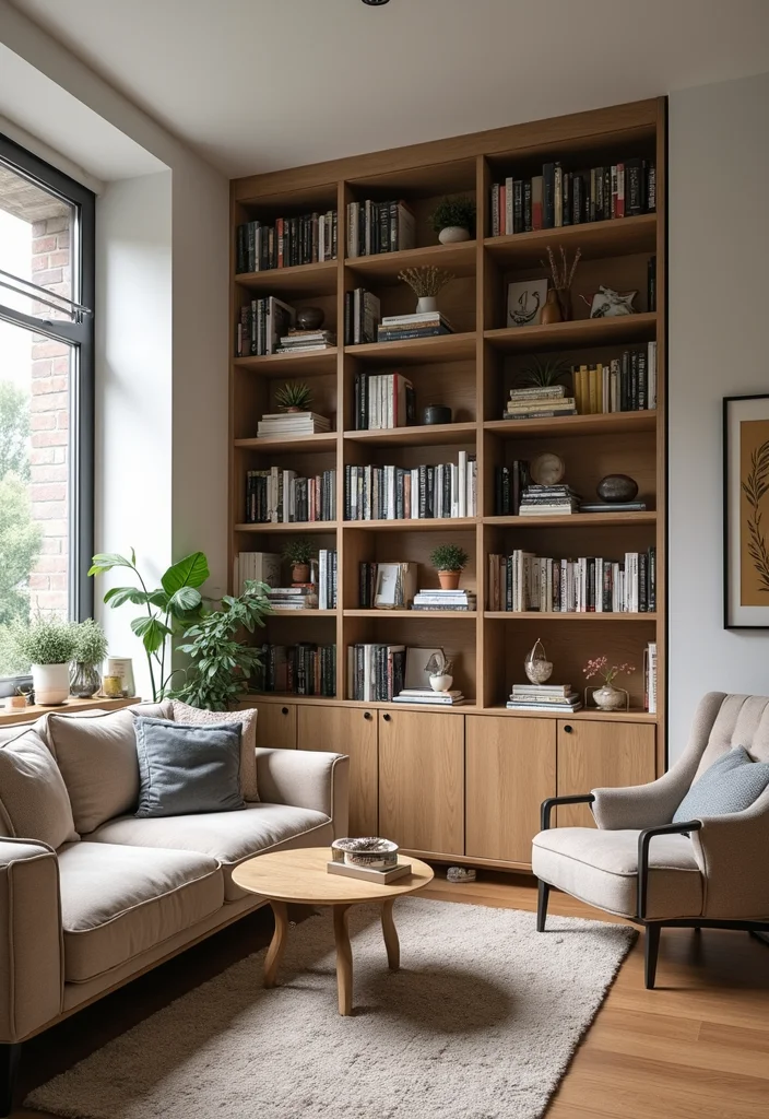 15 Small Living Room Decor Ideas That Make the Space Feel Larger - 6. Embrace Vertical Space