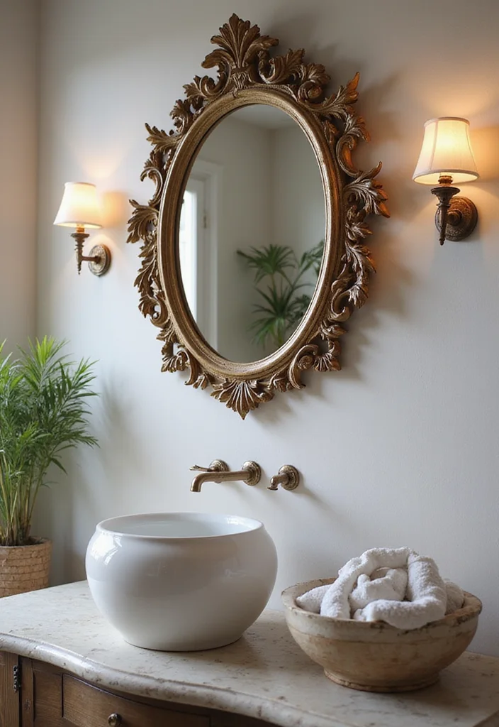 16 Bathroom Decor Ideas for Easy Style Upgrades on Any Budget 155 16 Bathroom Decor Ideas for Easy Style Upgrades on Any Budget - 15. Unique Mirrors