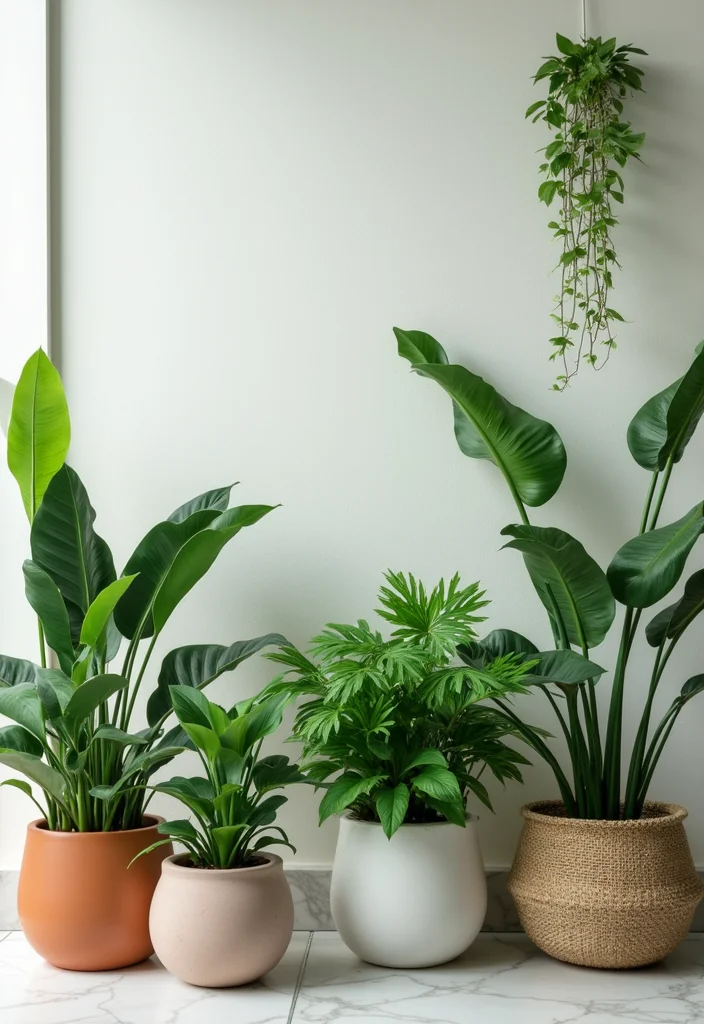 16 Bathroom Decor Ideas for Easy Style Upgrades on Any Budget 45 16 Bathroom Decor Ideas for Easy Style Upgrades on Any Budget - 5. Nature’s Touch