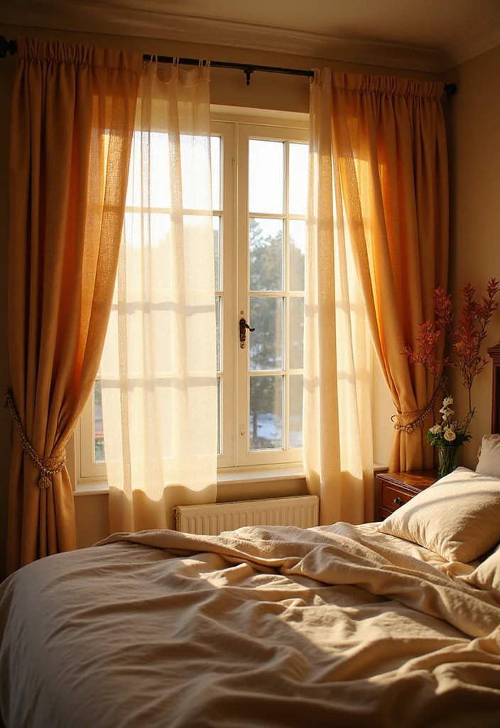 16 Bedroom Decor Ideas for Cozy Style and Everyday Comfort 122 16 Bedroom Decor Ideas for Cozy Style and Everyday Comfort - 12. Cozy Window Treatments