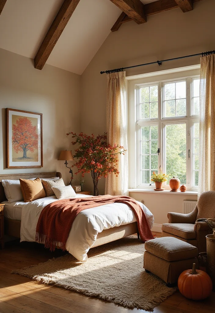 16 Bedroom Decor Ideas for Cozy Style and Everyday Comfort 166 16 Bedroom Decor Ideas for Cozy Style and Everyday Comfort - 16. Seasonal Decor Changes