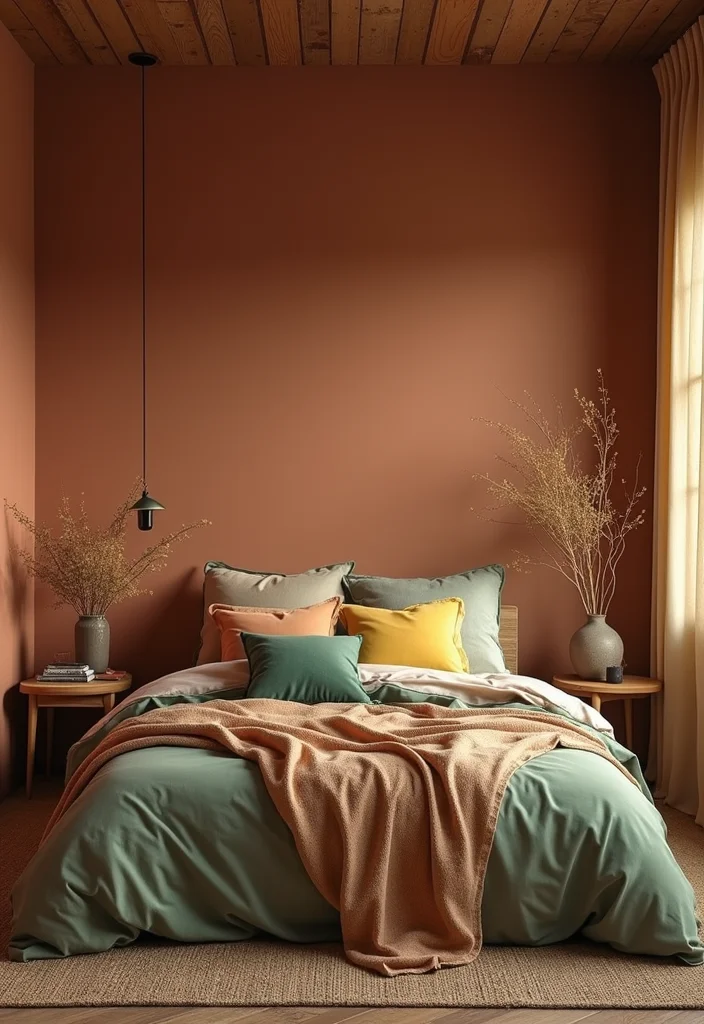16 Bedroom Decor Ideas for Cozy Style and Everyday Comfort 34 16 Bedroom Decor Ideas for Cozy Style and Everyday Comfort - 4. Earthy Color Palettes