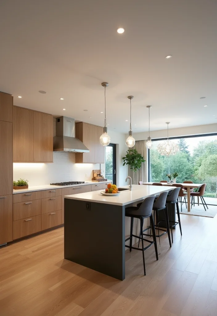 16 Kitchen Island Ideas for Storage Prep Space and Better Flow - 7. Open Concept Flow