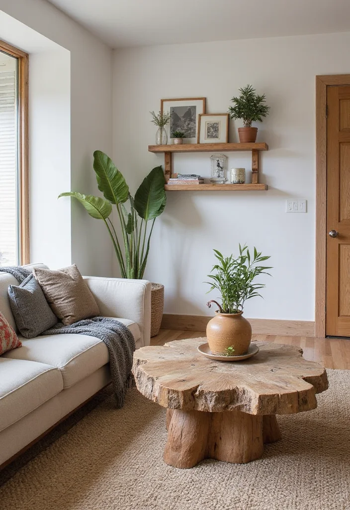 16 Living Room Decor Ideas for a Fresh Updated Look 100 16 Living Room Decor Ideas for a Fresh Updated Look - 10. Natural Wood Accents