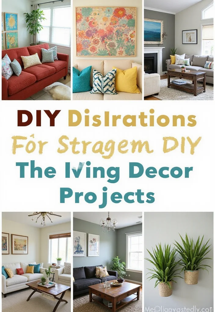 16 Living Room Decor Ideas for a Fresh Updated Look 166 16 Living Room Decor Ideas for a Fresh Updated Look - 16. DIY Decor Projects