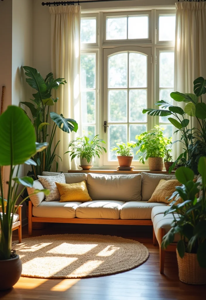 16 Living Room Ideas Apartment for Smart Spacious Layouts 89 16 Living Room Ideas Apartment for Smart Spacious Layouts - 9. Natural Elements