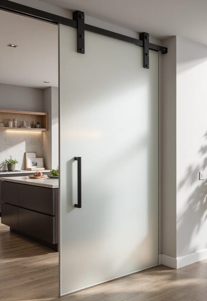 16 Small Kitchen Ideas for Efficient Layouts That Feel More Open - 10. Sliding Doors